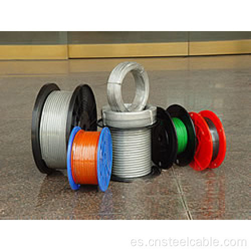 Cable de acero galvanizado recubierto de nylon